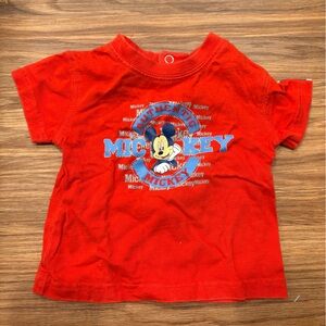 Vintage Disney World Red Baby Mickey Tee